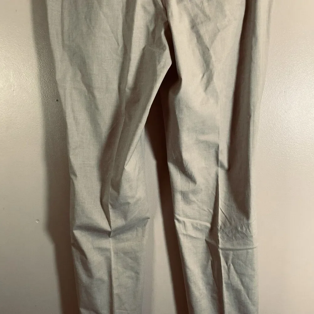 Banana Republic Core Temp Non Iron Slim Fit Tan Pants 33x32 Performance Stretch